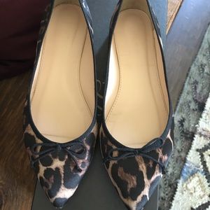 J. Crew Leopard print flats